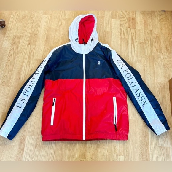 U.S. POLO ASSN. Polar Fleece Jacket men’s coat new condition - Picture 3 of 8